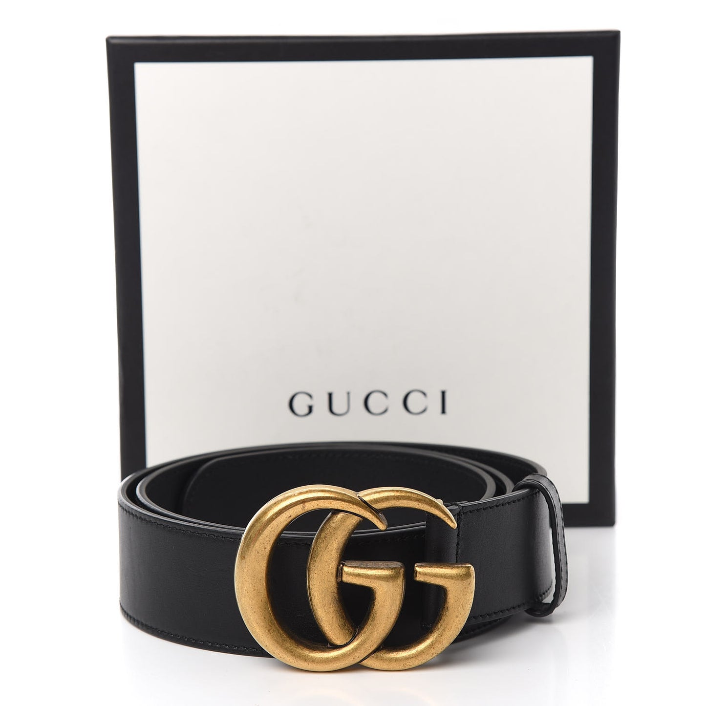 Calfskin Double G 40mm Belt 90 36 Black