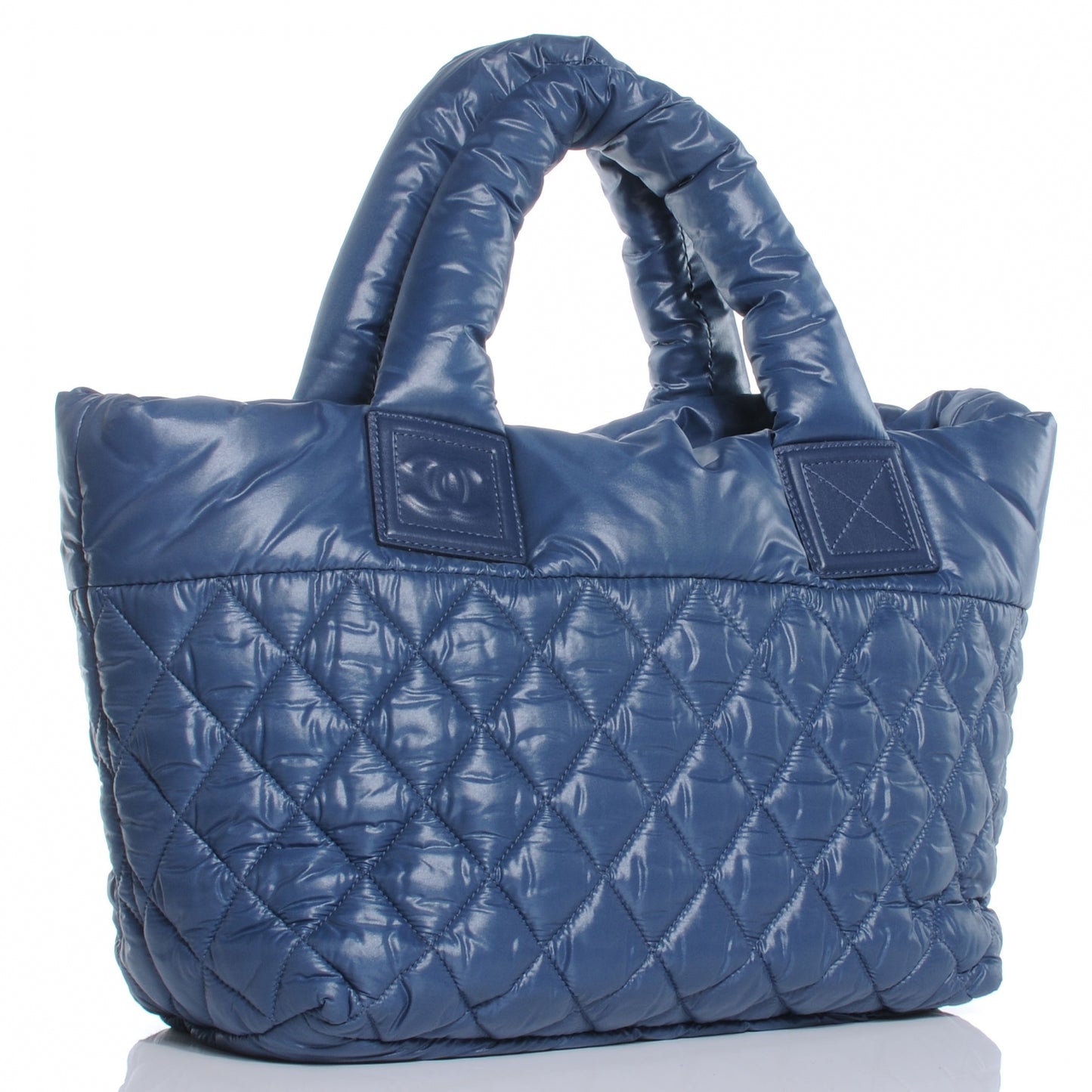 Nylon Coco Cocoon Small Tote Blue