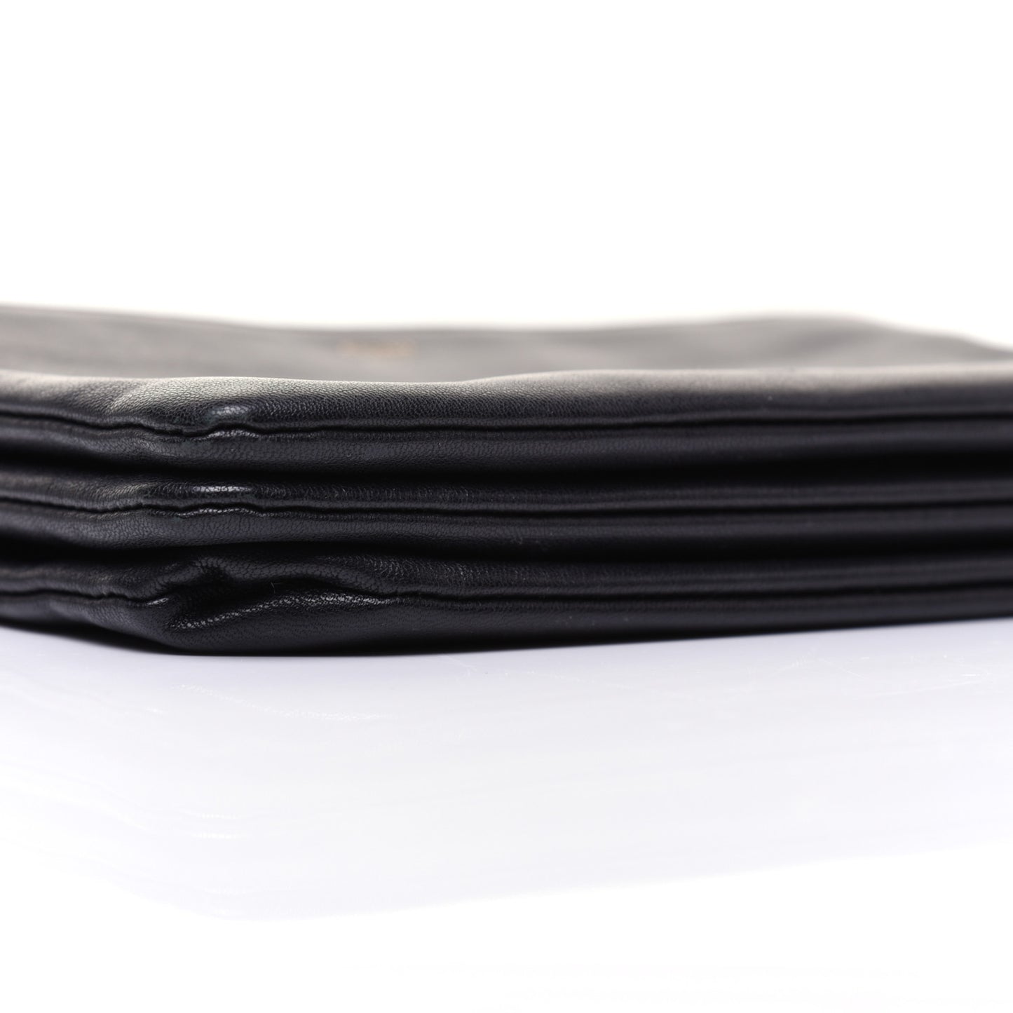 Lambskin Small Trio Crossbody Bag Black