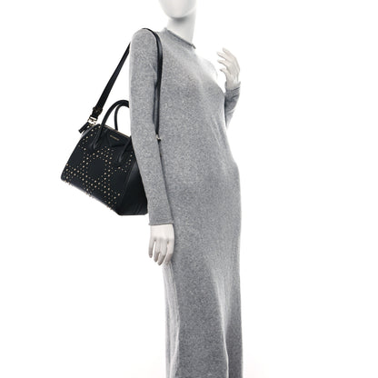 Givenchy Smooth Calfskin Small Studded Antigona Black 2 of 10