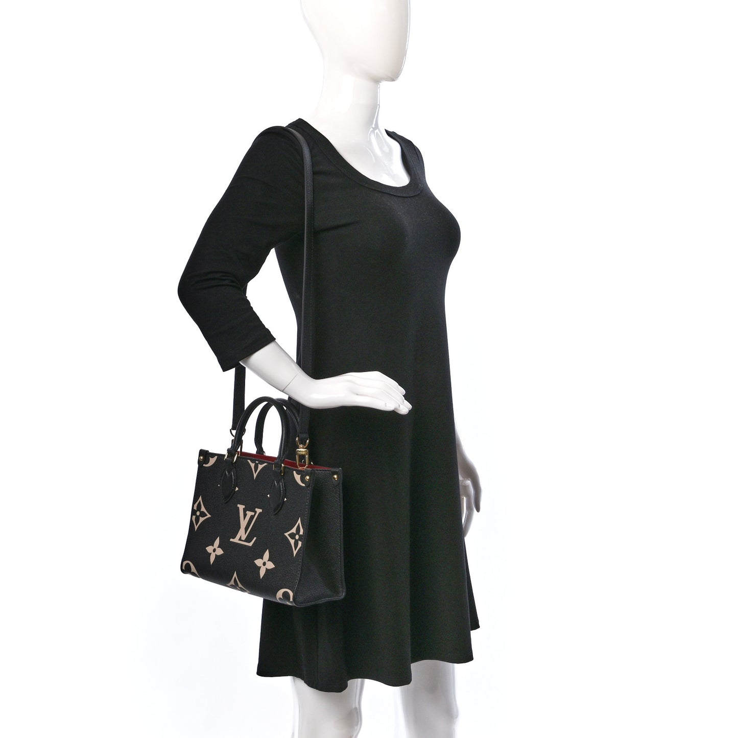 Empreinte Monogram Giant Onthego PM Black Beige