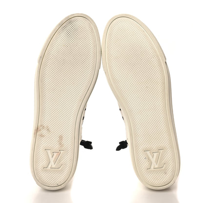 Louis Vuitton Technical Fabric Calfskin Monogram Giant Printed Stellar Sneaker Boots 39.5 5 of 11