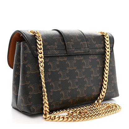 Celine Triomphe Canvas Teen Victoire  Tan 3 of 10