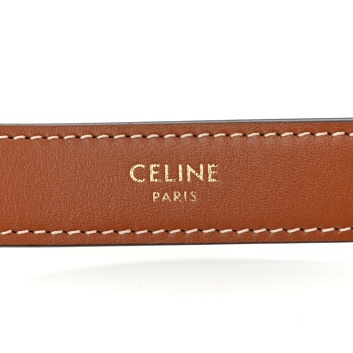 Triomphe Canvas Calfskin Ava Shoulder Bag Tan
