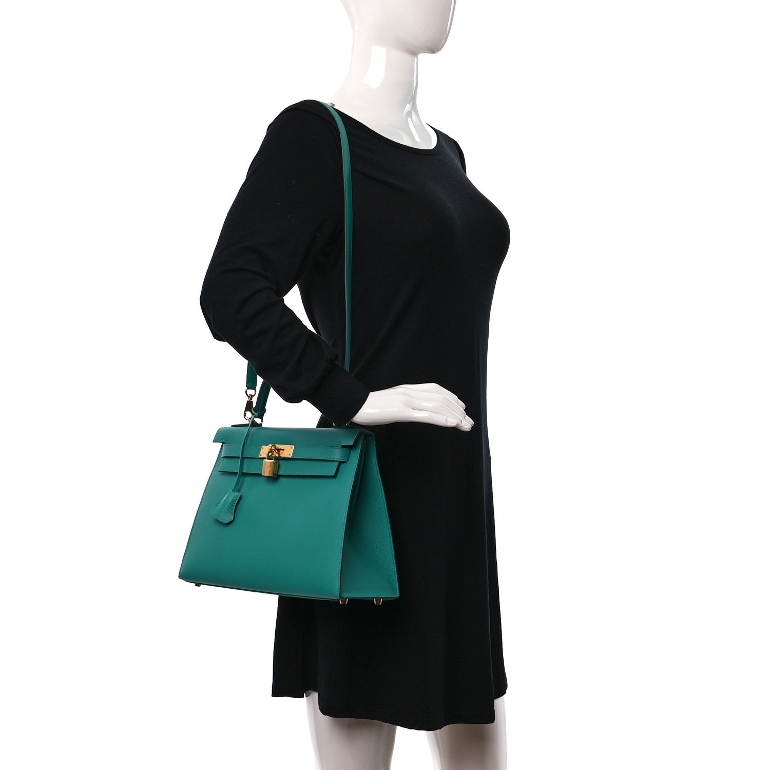 Hermes Epsom Kelly Sellier 28 Vert Verone 2 of 11