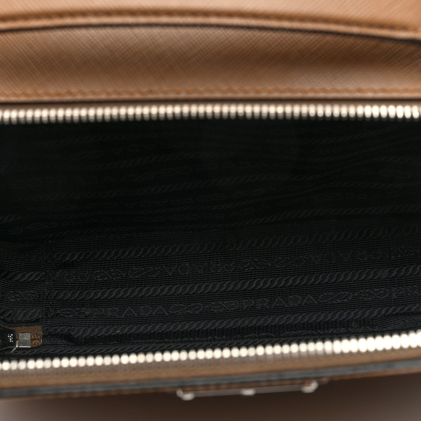 Saffiano Travel Medium Brique Crossbody Bag Cannella