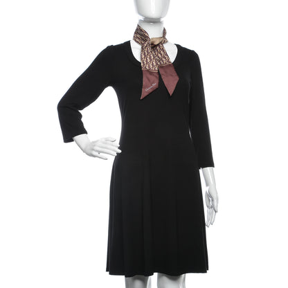 Christian Dior Silk Oblique Mitzah Scarf Bordeaux 1 of 4