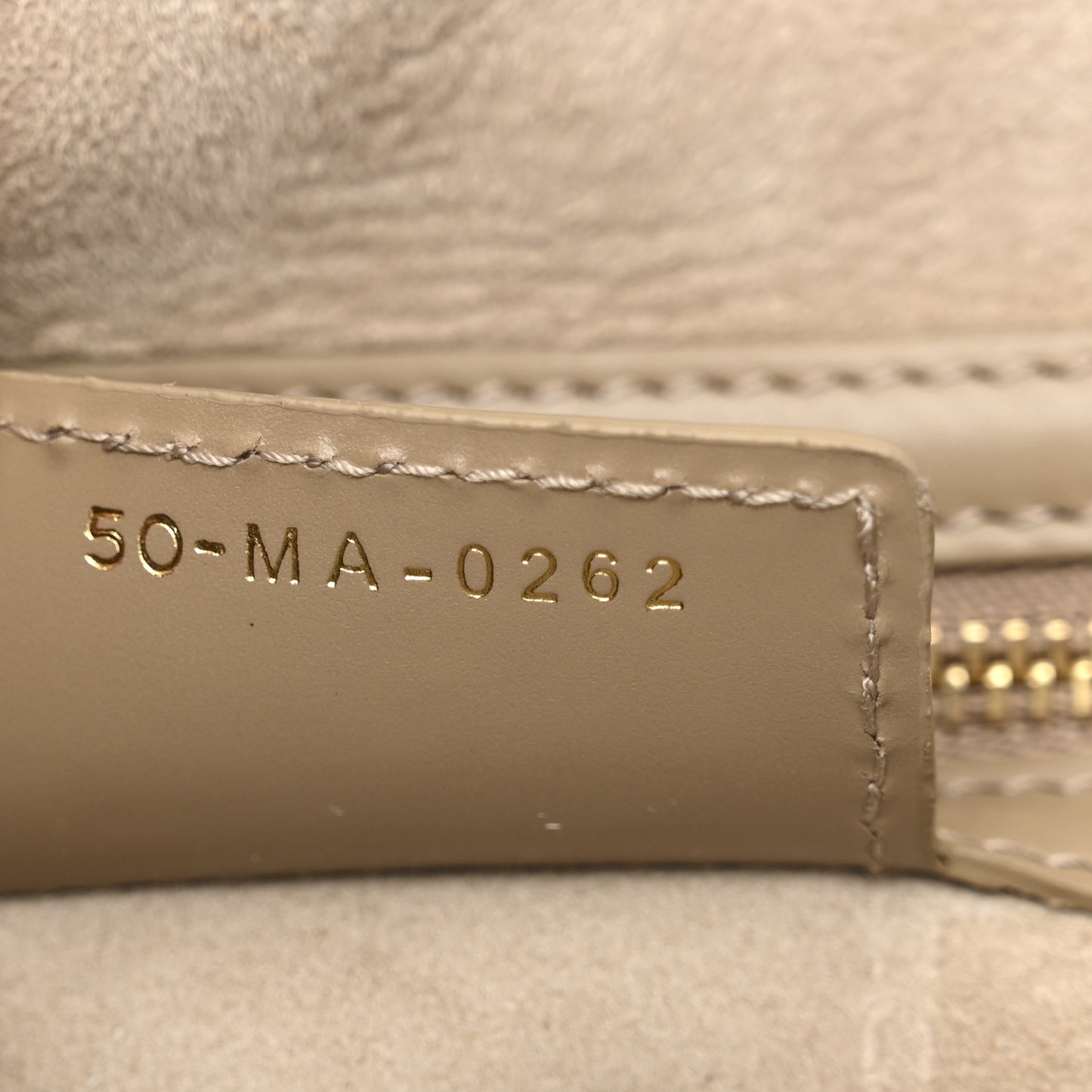 Calfskin Macrocannage Small Diorcamp Messenger Sand