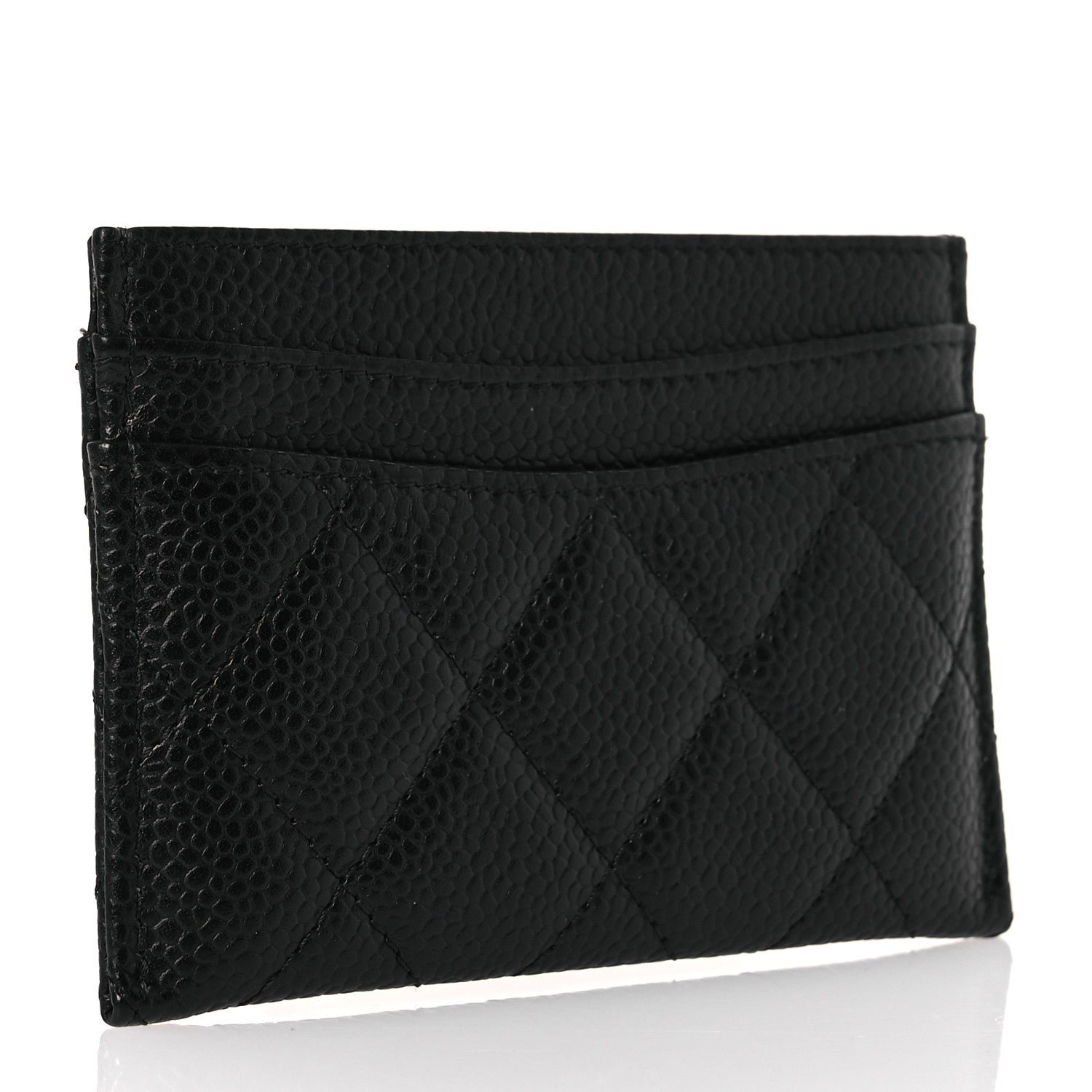Chanel Caviar Quilted Card Holder Black 3 of 10