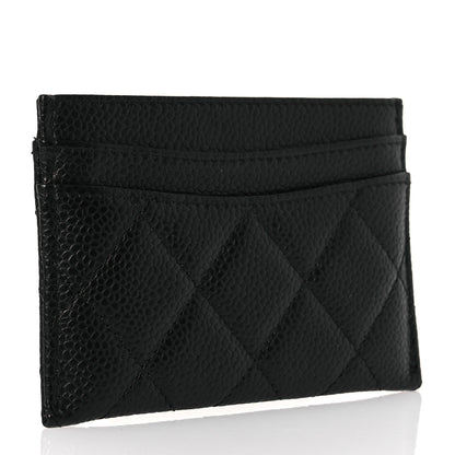 Chanel Caviar Quilted Card Holder Black 3 of 10