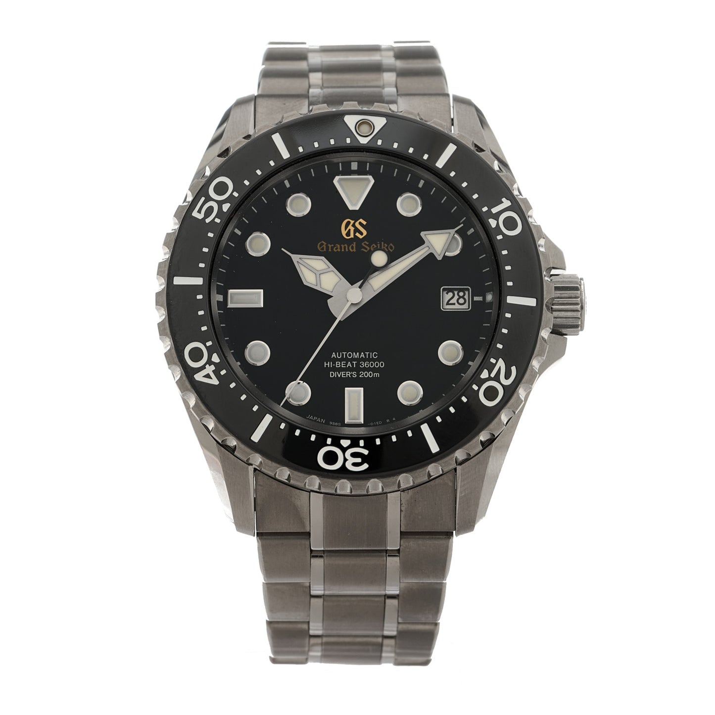 Titanium 43.8mm Sport Collection Automatic Watch Black SBGH291