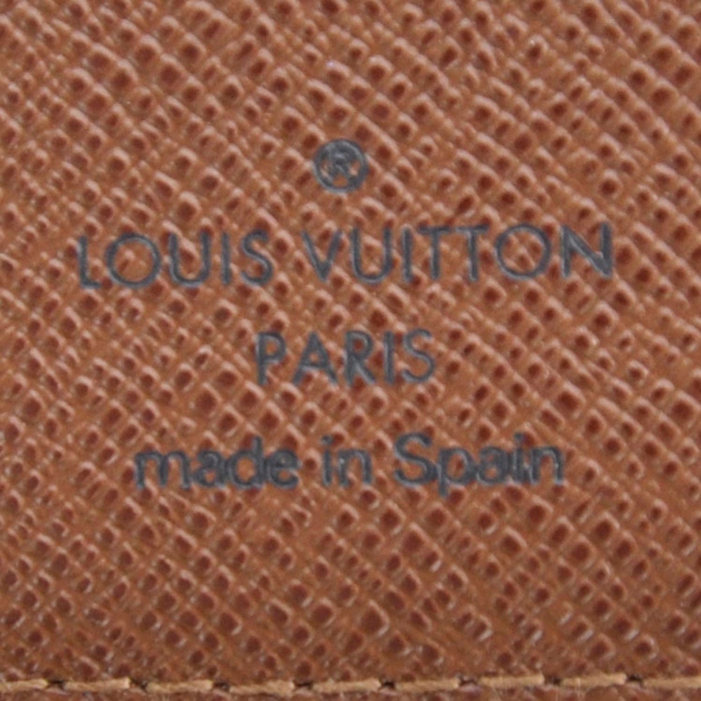 Monogram Pocket Agenda Cover