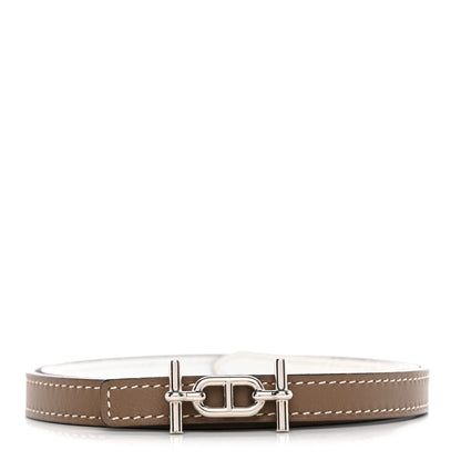 Hermes Swift Epsom 13mm Ancre Belt 80 32 Etoupe White 1 of 6