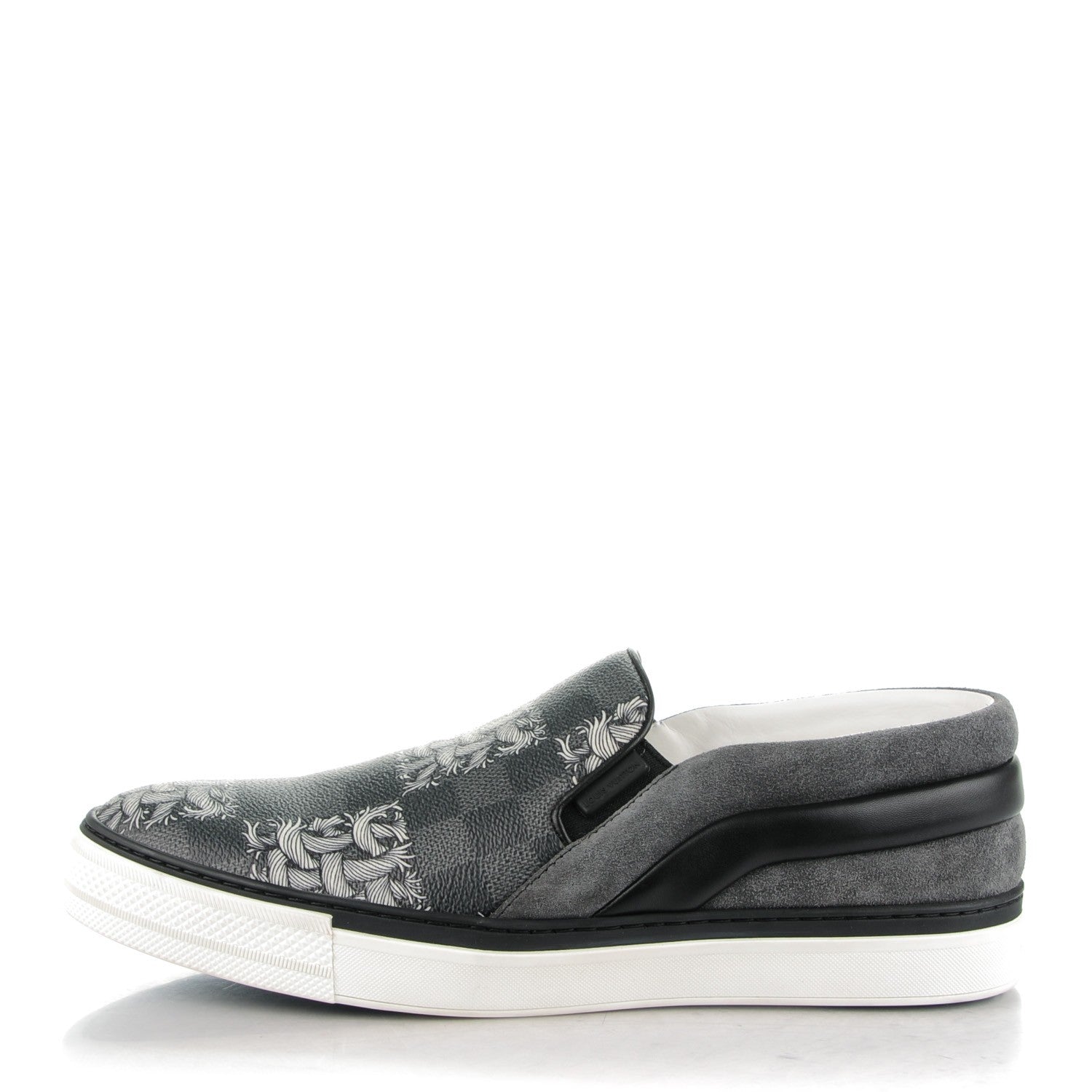 Louis Vuitton Damier Graphite Rope Twister Slip On 9 White 1 of 11