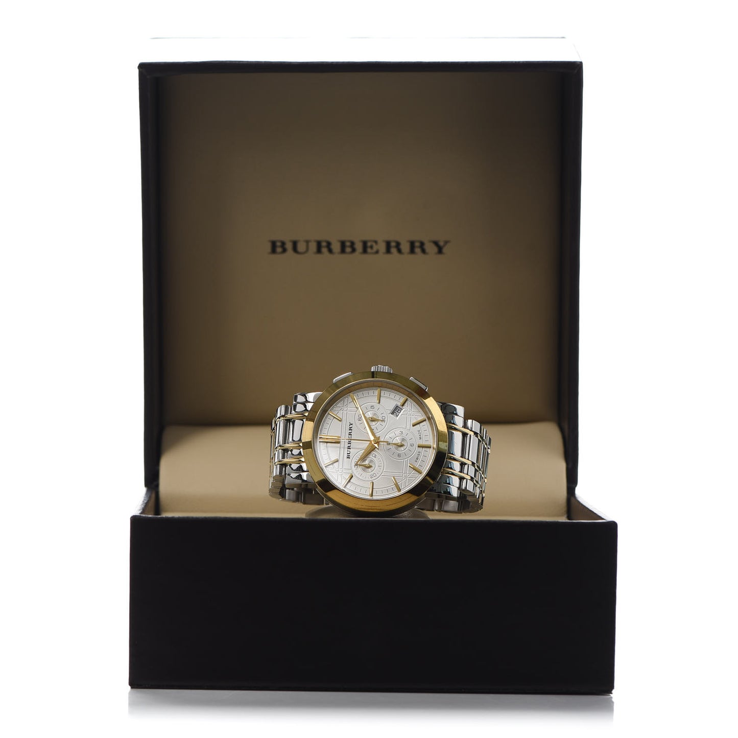 Stainless Steel 40mm Heritage Chronograph Quartz Watch BU1374