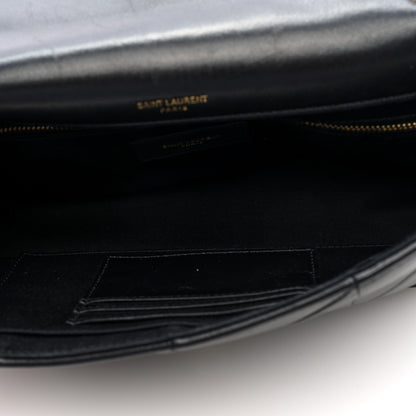 Saint Laurent Lambskin Patchwork Monogram Medium Jamie Black 5 of 9