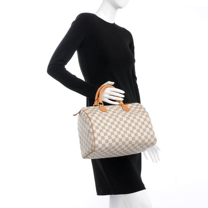 Louis Vuitton Damier Azur Speedy 30 2 of 8