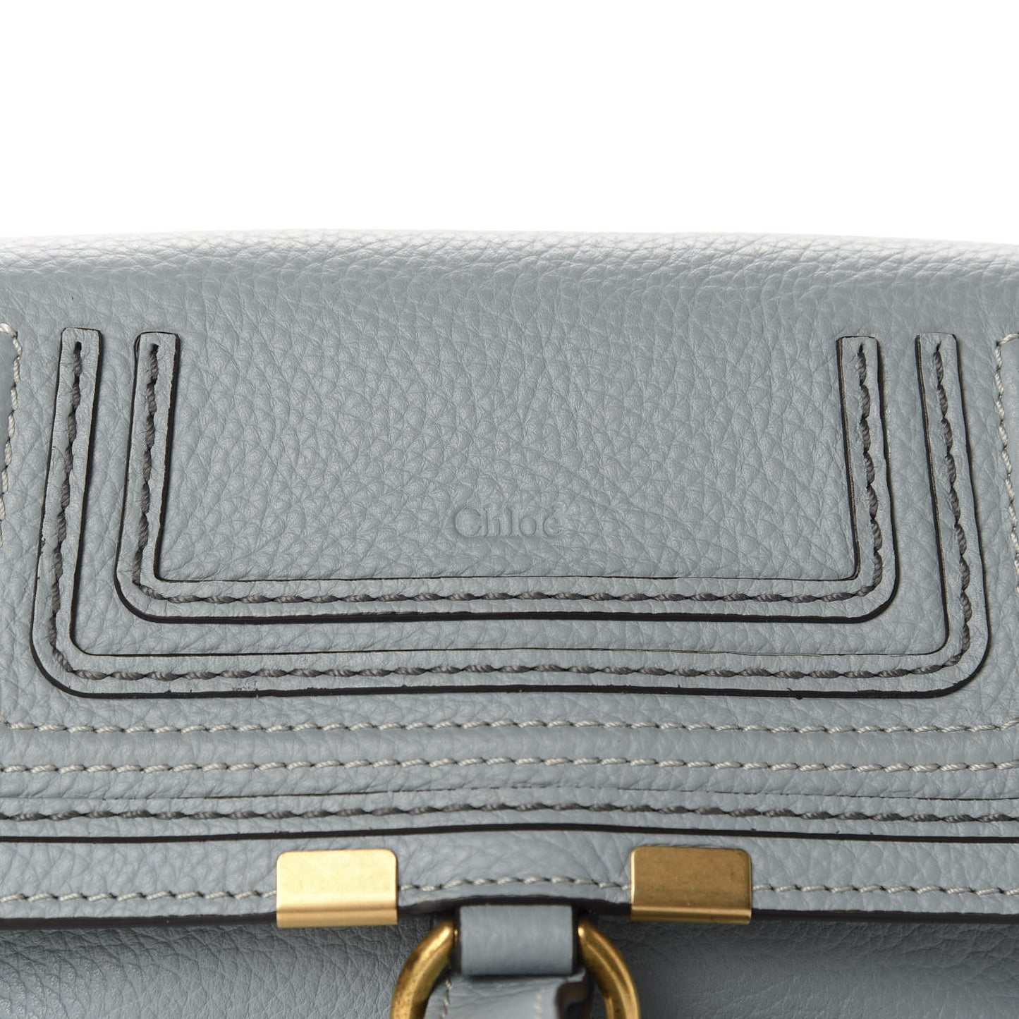Calfskin Marcie Convertible Belt Bag Faded Blue