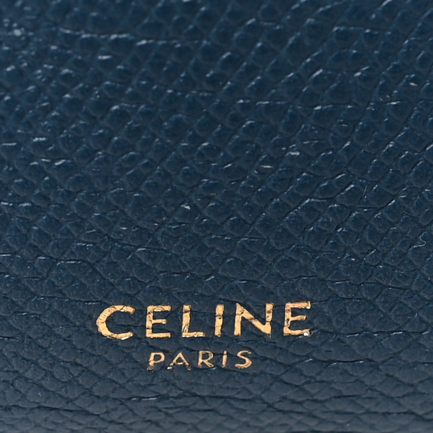Celine Grained Calfskin Nano Belt Bag Abyss Blue 6 of 13