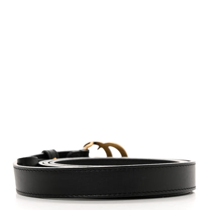 Gucci Calfskin Double G 20mm Belt 100 40 Black 2 of 5
