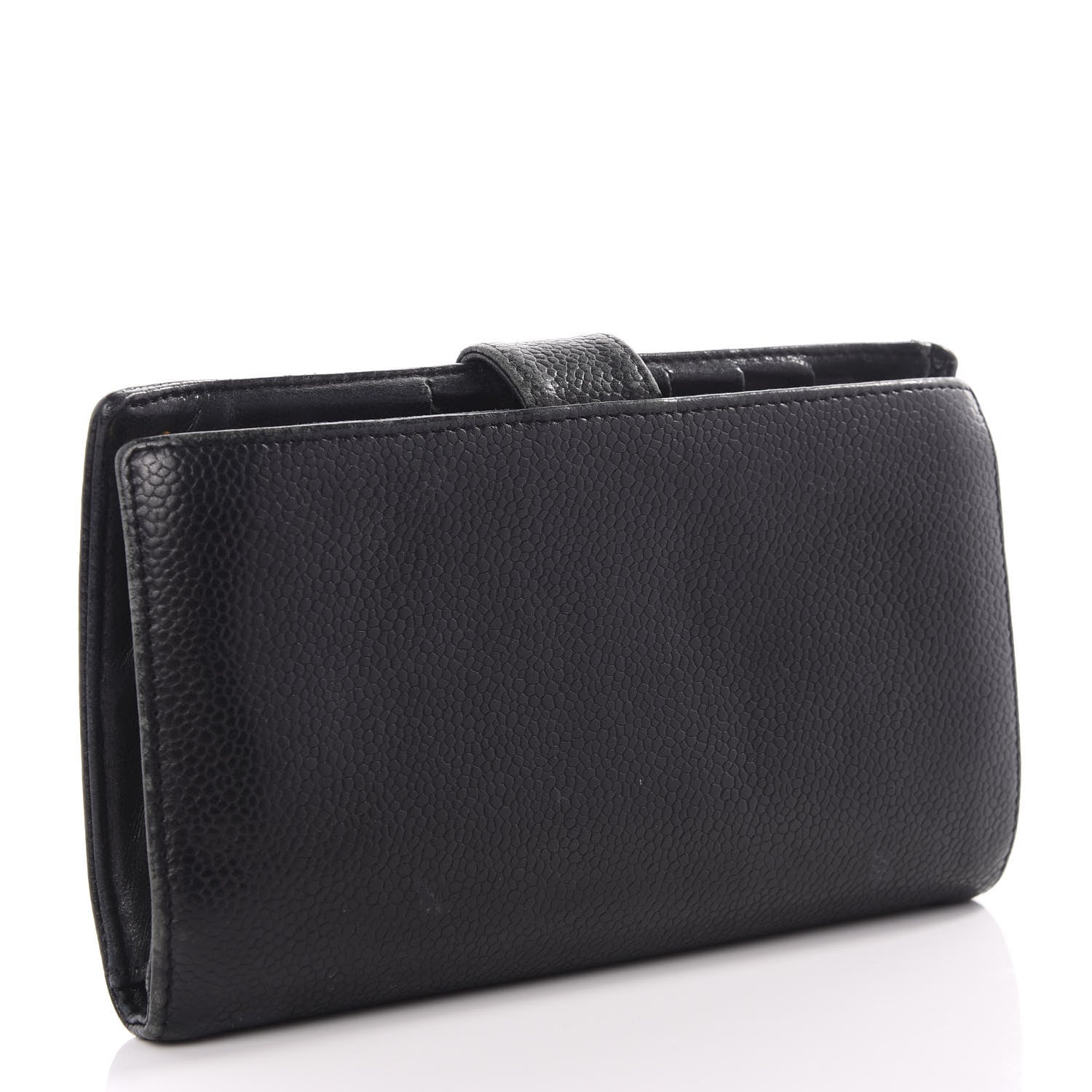Chanel Caviar Timeless CC French Wallet Black 2 of 11