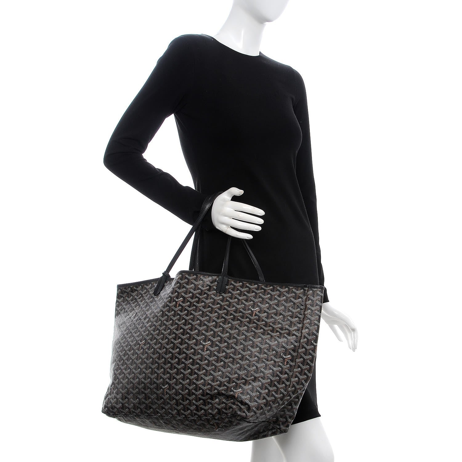 Goyard Goyardine Saint Louis GM Black 2 of 15