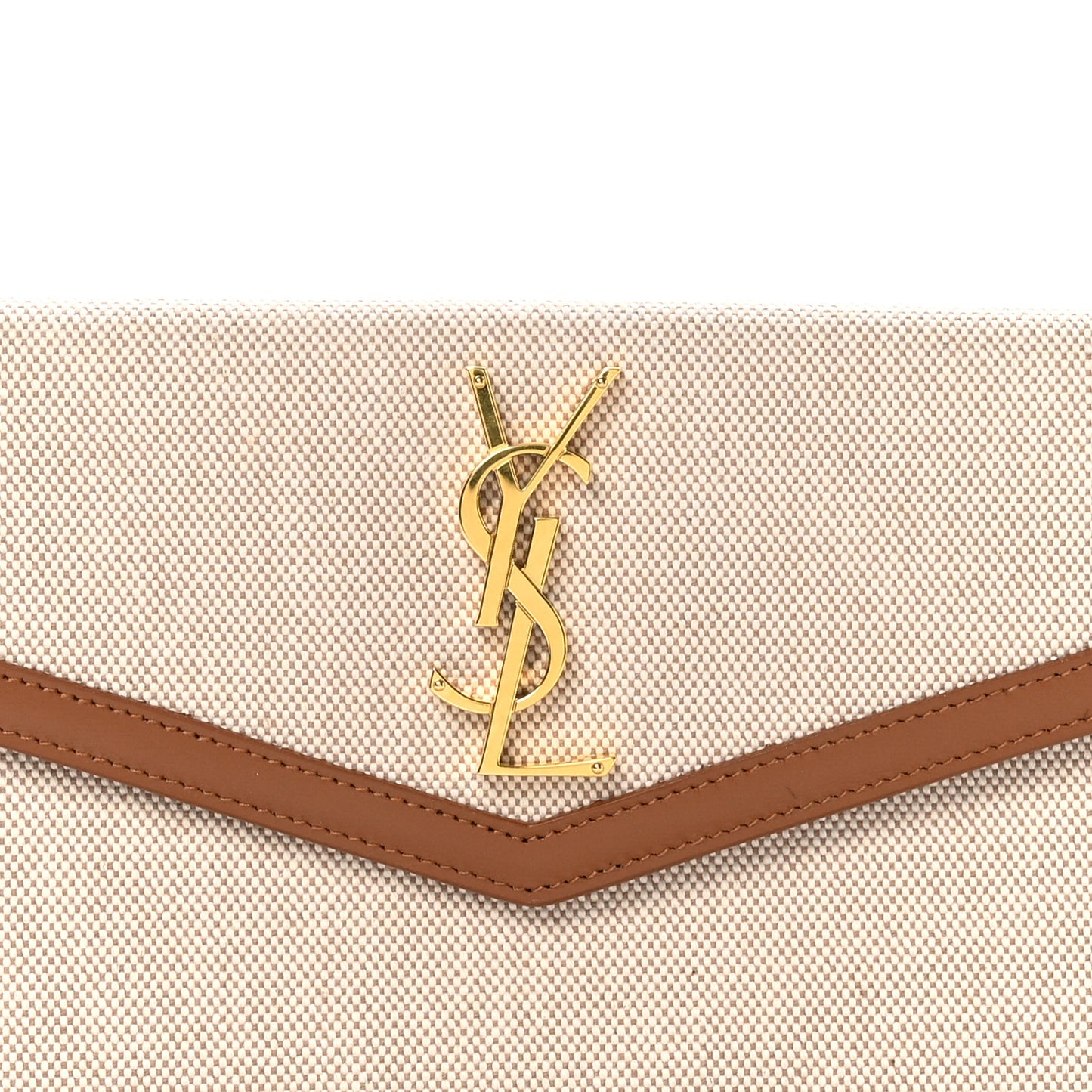 Canvas Uptown Pouch Natural Beige Brick