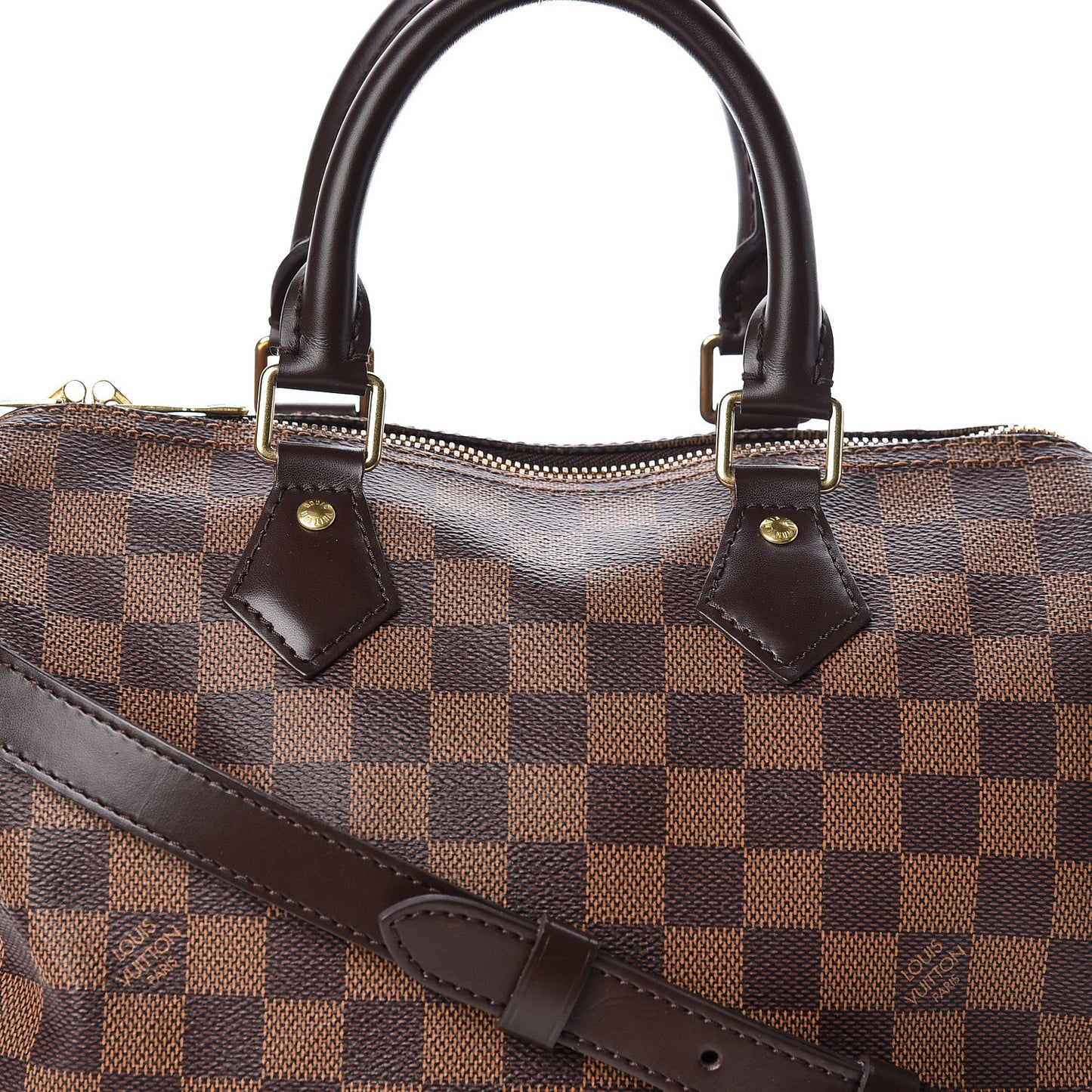 Damier Ebene Speedy Bandouliere 25