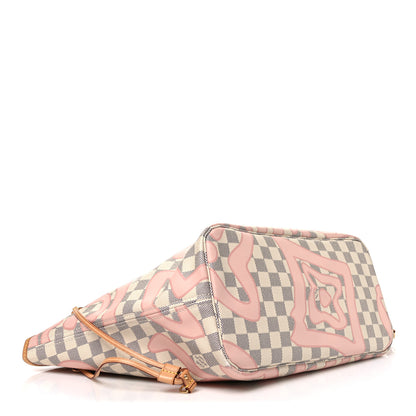 Louis Vuitton Damier Azur Tahitienne Neverfull MM 5 of 11