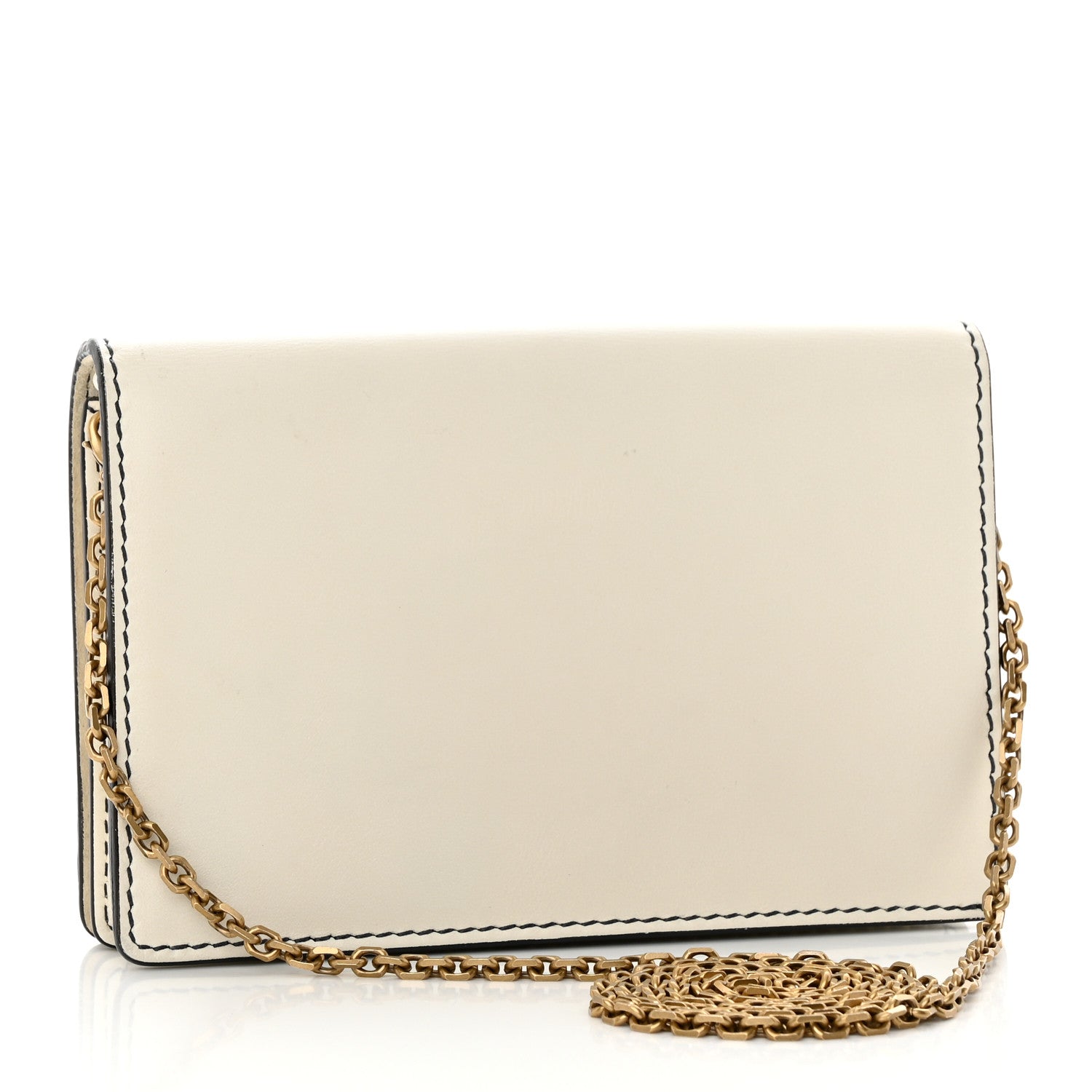 Christian Dior Calfskin J'Adior Wallet on Chain Pouch Off White 3 of 17