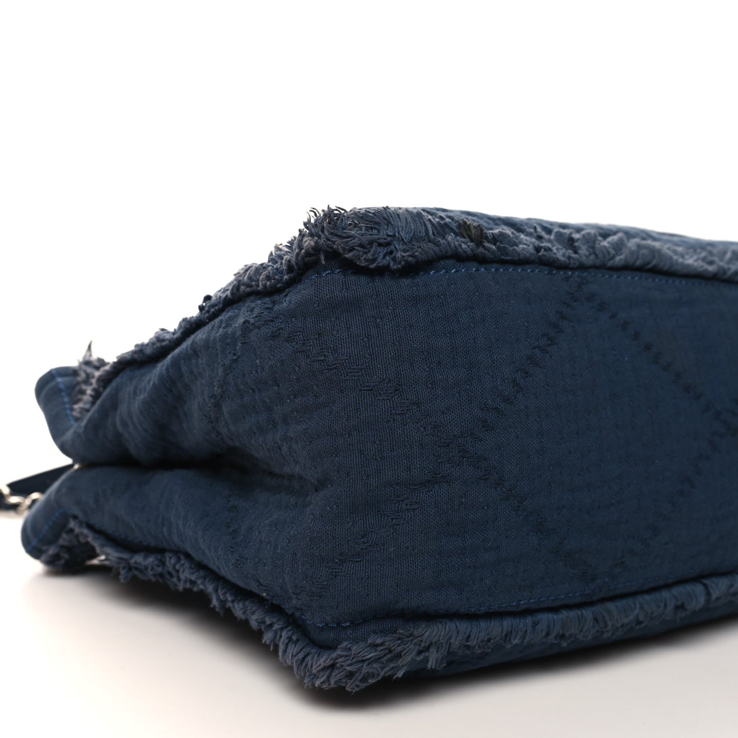 Canvas Large Double Face Shopping Tote Navy