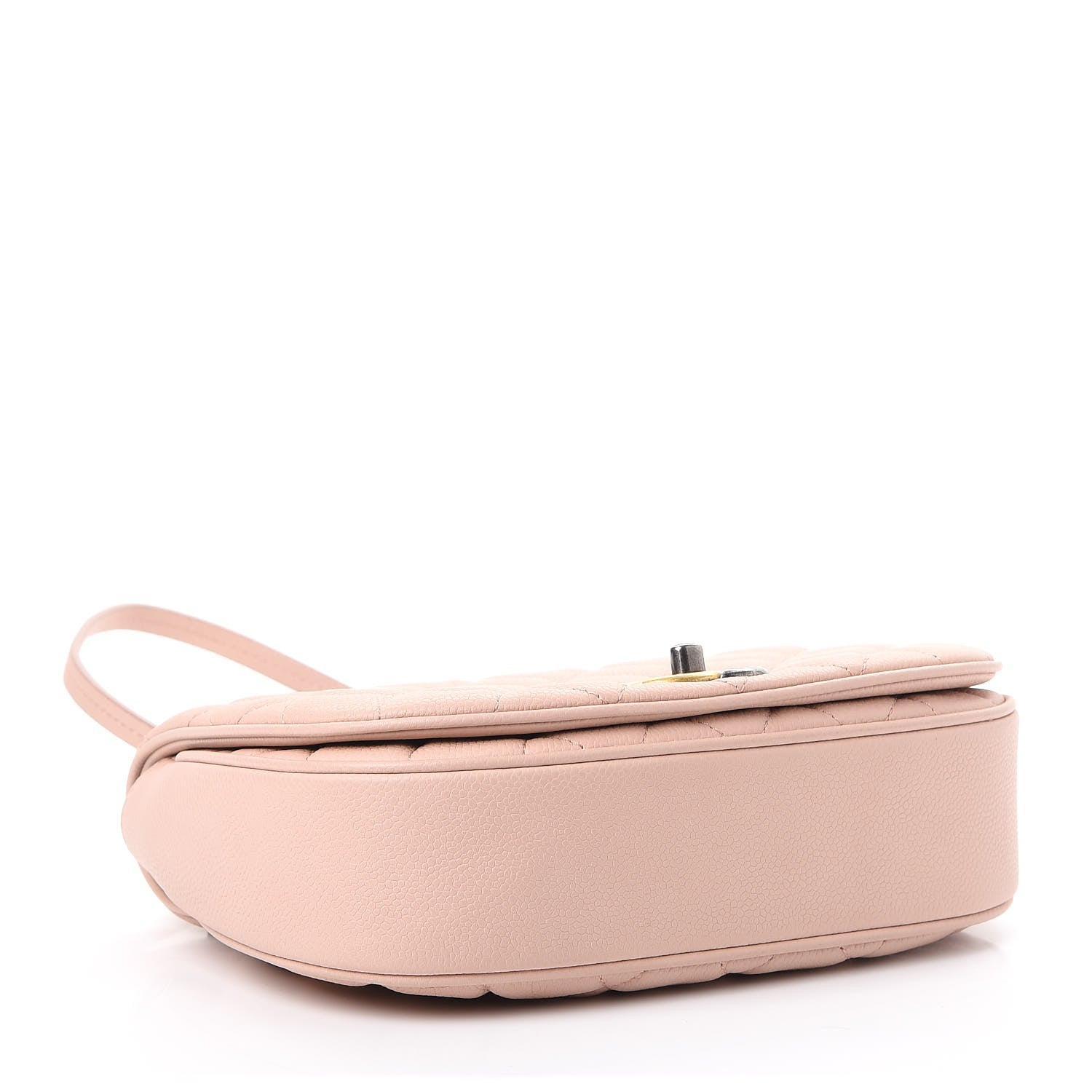 Chanel Caviar Quilted Casual Pocket Messenger Flap Light Pink 4 of 7