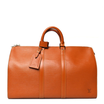 Louis Vuitton Epi Keepall 45 Cipango 1 of 15