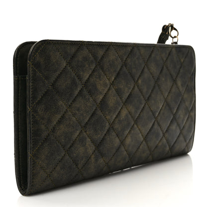 Chanel Calfskin Quilted Chain CC Chain Clutch Dark Gold 3 of 6