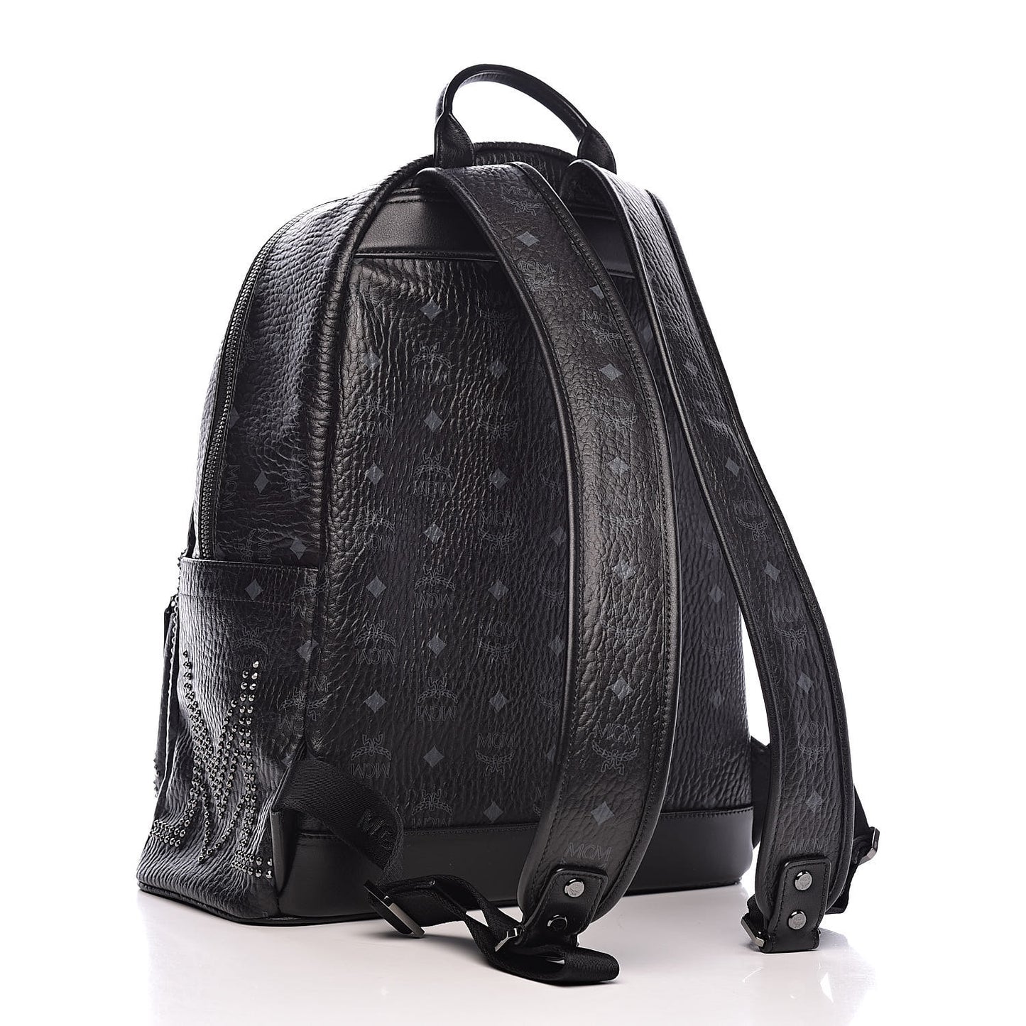 Visetos Studded Medium Backpack Black