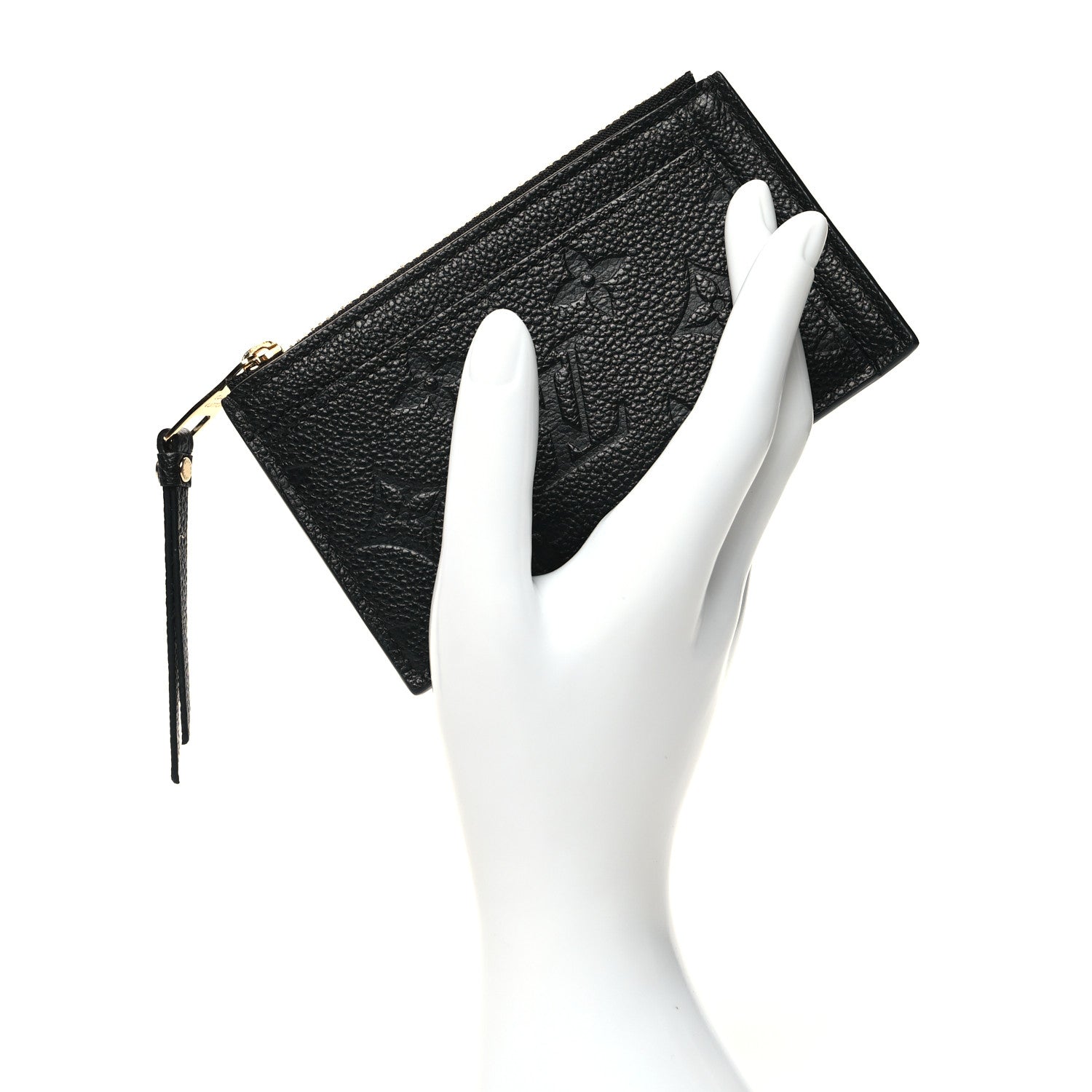 Louis Vuitton Empreinte Zipper Card Holder Black 2 of 11