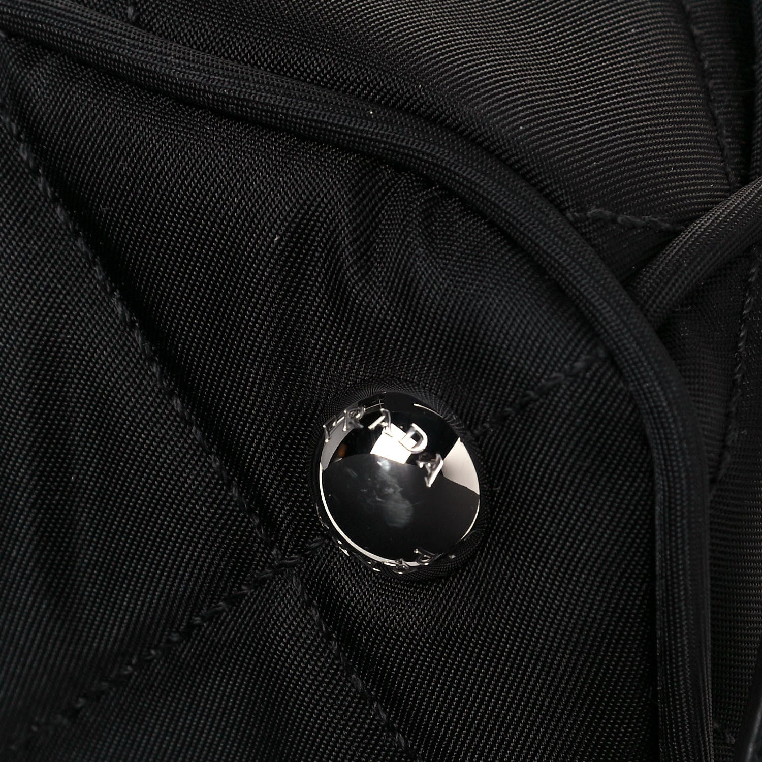 Prada Nylon Tessuto Impuntu Quilted Backpack Black 11 of 14