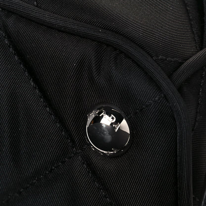 Prada Nylon Tessuto Impuntu Quilted Backpack Black 11 of 14