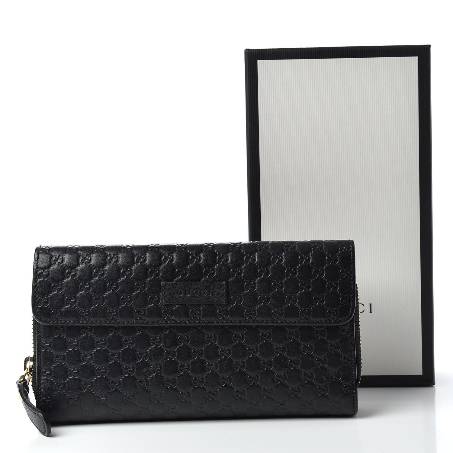 Gucci Soft Microguccissima Continental Zip Wallet Black 9 of 9