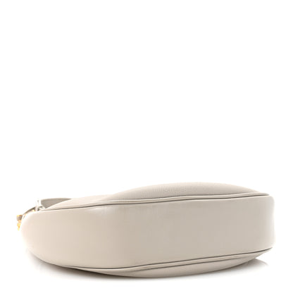 Bulgari Urban Grain Smooth Calfskin Serpenti Ellipse Shoulder Bag Foggy Opal 4 of 9