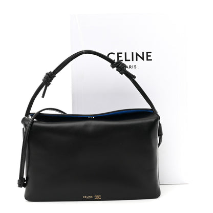 Celine Smooth Lambskin Trio Flap Crossbody Bag Black 11 of 11