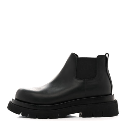 Bottega Veneta Military Calfskin Lug Chelsea Ankle Boots 41 Black 1 of 12
