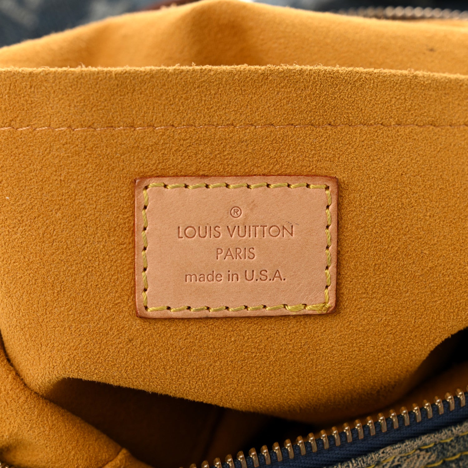 Louis Vuitton Denim Baggy GM Blue 6 of 10