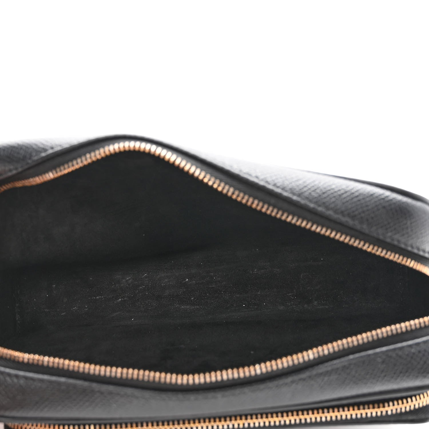 Christian Dior Grained Calfskin Caro Double Pouch Black 5 of 11