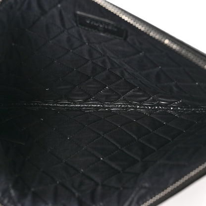 Chanel Caviar Studded Deauville Pouch Black 5 of 7