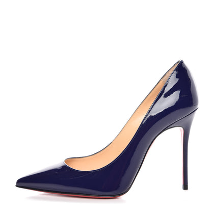 Christian Louboutin Patent Decollete 554 100 Pumps 36 Purple Pop 1 of 11