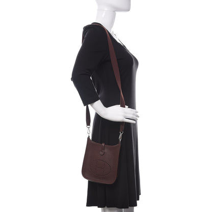 Hermes Taurillon Clemence Evelyne TPM Havane 2 of 10
