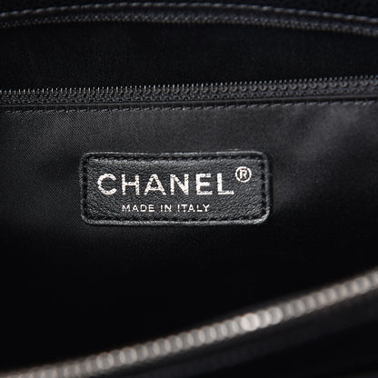 Chanel Caviar Quilted Grand Shopping Tote GST Black 5 of 9
