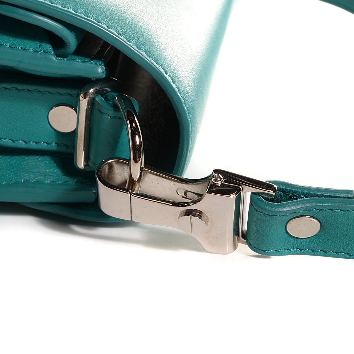 Proenza Schouler Smooth Calfskin Mini PS11 Classic Shoulder Bag Verdena 10 of 12