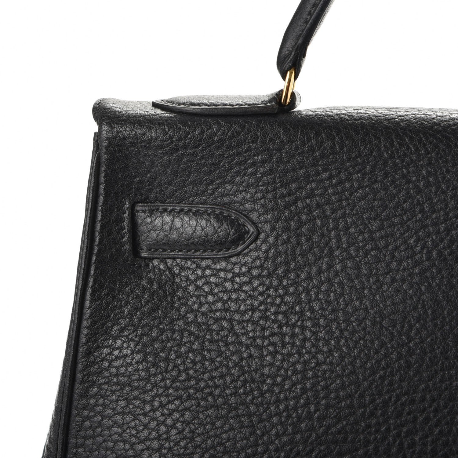 Hermes Taurillon Clemence Kelly Retourne 32 Black 8 of 35